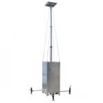 6m To 9m Mast Mobile Surveillance Unit Cubiod Tower Customized Height for sale