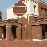 Mcm Stone Flexible Clay Tiles Brick Cladding Customizable For Exterior Villa Wall for sale