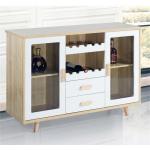 Mdf Modern Oak Wine Buffet Hutch Kitchen Furniture for sale