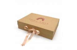 China Brown Foldable Packaging Box Small Cutomized For Face Cream supplier
