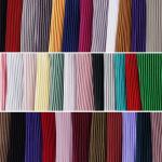 Supple Stretch Plisse 100% Polyester Pleated Fabric Stripe Fluid 200g
