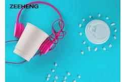 China White Double Wall Paper Coffee To Go Cups High Class Disposable 12oz 400ml supplier