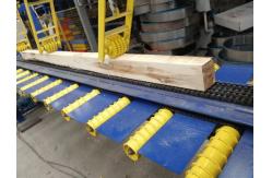 China Log saw cutting Double Vertical Bandsaw Industrial Sawmill Equipment with 700mm Wheel Diameter supplier