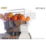 Custom Orange Juice Squeezer , Pomegranate Juice Machine With Automatic Feeder