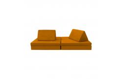 China Safe Indestructible Modular Play Foam Couch With Protective Liner supplier