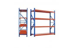 China 4 Layer Stainless Light Duty  Shelf  /  Warehouse Storage Racks Powder Coated supplier