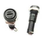 R3-9 H3-9 3AG Slotted Driver Type Screw Cap Panel Mount Fuse Holder Block Base 15A 250V 6 * 30mm for sale