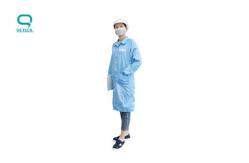 China 5mm Stripe Anti Static Work Clothes For Electronic Factory Equipment supplier