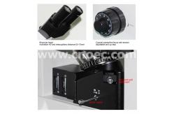 China BF / DF DIC Metallurgical Optical Microscope Binocular 12V50W Halogen Lamp A13.0218 supplier