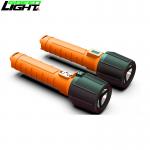 Portable LED Explosion Proof Flashlight 3W 12000lux IP68 Rechargeable Torch for sale
