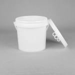 Heat Resistant Round Plastic Paint Bucket with Pouring Spout for sale
