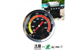 China Smoking BBQ Roasting Grill Oven Thermometer , Grill Meat Thermometer Highly Safe supplier