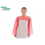 Economical Friendly 70x80cm Single Use Nonwoven Apron 40g/M2 For Factory for sale