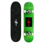 31.6inch Green Decks Complete Skateboards Street Skate With 7 Layer Chinese Maple for sale
