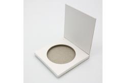 China OEM Highlighter And Blush Palette Round Paper Empty Single Eyeshadow Compact supplier