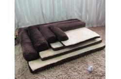 China Plush Suede Comfy Couch Best Big Dog Beds With Removable Washable Cover supplier