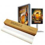 Water-based front Printing Backlit Film PET Roll for sale