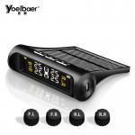 Wireless 4 Sensor Tyre Pressure Monitoring System LCD Display Real Time Monitor for sale