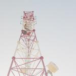 Outdoor 100 Meters Metal Antenna Tower Self Supporting 3 Leg for sale