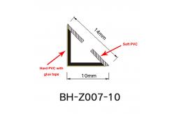China Co Extruded Triangle PVC Fire Resistant Seals Soundproof Anti Smoke supplier