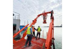 China OUCO 3.5 Tonne Retractable A Frame For Deep Sea Research supplier