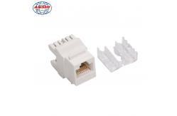China 100% Pass Fluck Test RJ45 CAT6 UTP 180 Degree Keystone Jack Modular Jack supplier