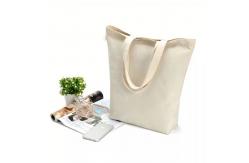 China Organic Cotton Canvas Grocery Shopping Bags With Extra Strong Handles supplier