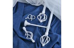 China 19m Diameter Pipe Curtain Rods With Strong Longest Bracket supplier