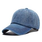Washed Cotton Twill Baseball Cap , Durable Plain Distressed Baseball Cap for sale