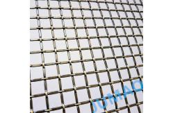 China Shiny Or Matt Surface Decorative Steel Mesh Crimped Weave supplier