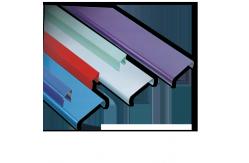 China Fireproof Aluminum Alloy U Strip Metal Ceiling 185x3000mm For Conference Room supplier