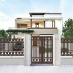 Retractable Swing Sliding Aluminium Louvre Gates Automatic Opening For Home for sale