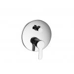 Rust Resistance Single Lever Wall Mixer Surface Mount Shower Faucet for sale