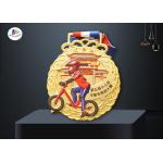 65x4mm Children Banlance Bike Medals In Colors Painting for sale