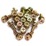 GB 9074 Cross Recessed Hexagon Combination Screw With Spring Washer Plain Washer Assemblies for sale