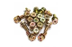 China GB 9074 Cross Recessed Hexagon Combination Screw With Spring Washer Plain Washer Assemblies supplier