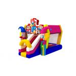 ODM Inflatable Bouncy House With Slide Clown Inflatable Combo for sale
