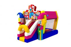 China ODM Inflatable Bouncy House With Slide Clown Inflatable Combo supplier