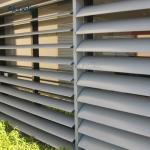 Ventilation Aluminium Louver Frame Vertical Aluminum Shutter Panels for sale