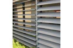China Frame For Louver Panels Aluminum Shutters Window Shutter Plantation Louvered Pergola Shutters supplier