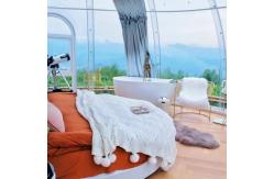 China PC Polycarbonate Aluminium Outdoor Bubble Tent With 1pc Aluminium Window supplier