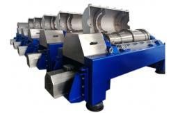 China 2 Phase Centrifugal Separator / Decanter Titanium Centrifuge For NaCl supplier
