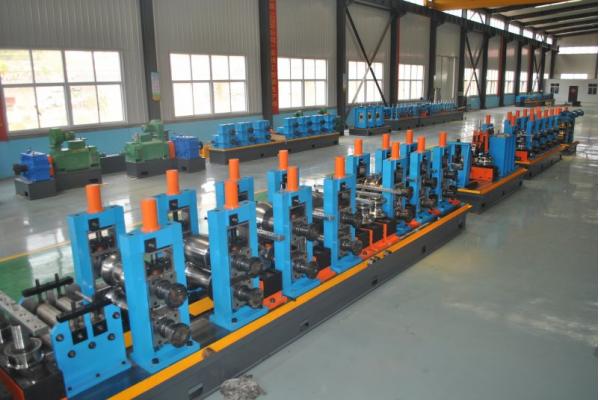 High Precision SS Tube Mill Machine for 32-114mm Steel Pipes