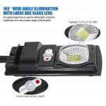 6500K 12v Dc 100W LED Solar Powered Street Light 110lm/W Home Using