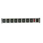 UL C-UL list IEC 8Way 15a overload protector Outlets Power Strip , Aluminium Alloy PDU Power Distribution Unit for sale