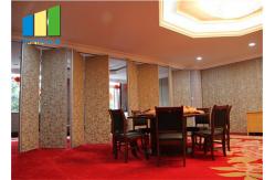 China Banquet Hall  Mobile Sliding Soundproof Collapsible Wall Partitioning With Folding Door supplier