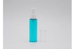 China Flat Shoulder Spray Plastic Bottle 50ml 60ml White And Transparent supplier