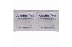 China Medical Non Woven Plain Alcohol Prep Pads Custom 70% Isopropyl Alcohol Cleaning Pads supplier