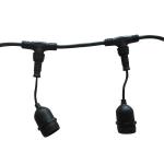 E27 Waterproof Lamp Holder Screw Style Plastic PVC Material For Street Lamp