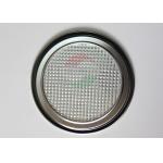 Round mini embossed aluminium foil lids , light weight easy open can lid